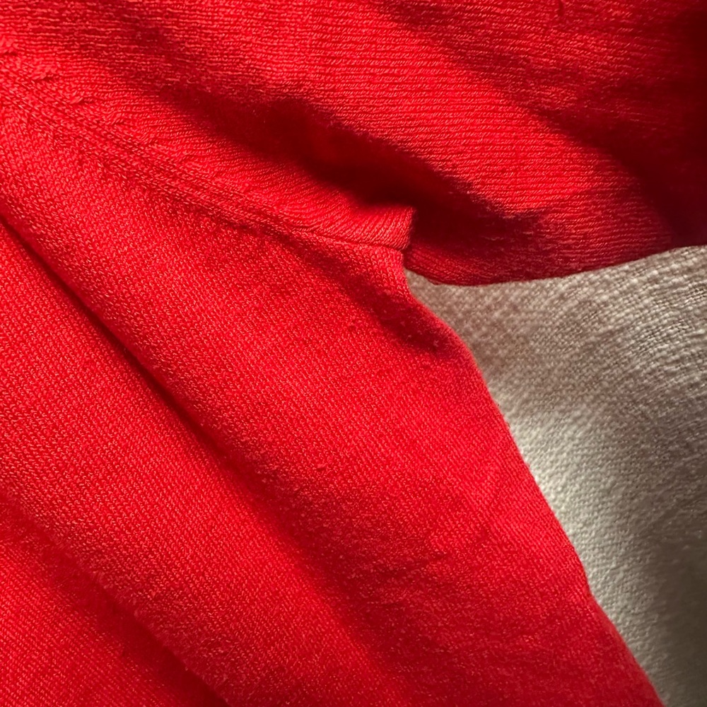 Universal Standard Eco Relaxed Core Crew – Size Small – Flame Red - Picture 4 of 7